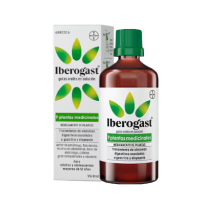 IBEROGAST GOTAS ORALES SOLUCION 100 ML