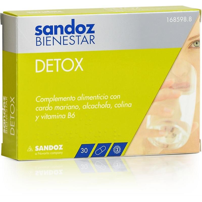SANDOZ BIENESTAR DETOX 30 CAPSULAS