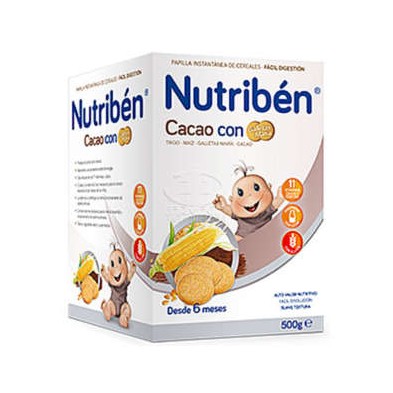 NUTRIBEN CACAO CON GALLETAS MARIA 500 G