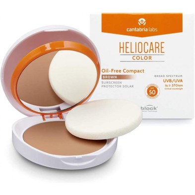 HELIOCARE COMPACTO OIL FREE SPF 50  COLOR BROWN 10 GR