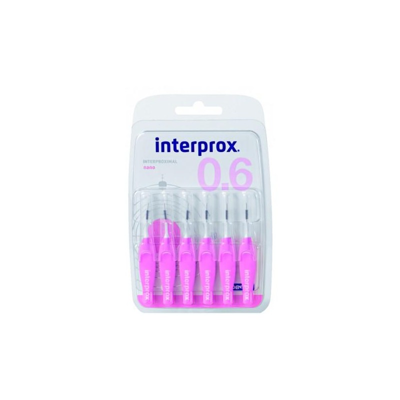 CEPILLO INTERPROXIMAL INTERPROX NANO 6 CEPILLOS
