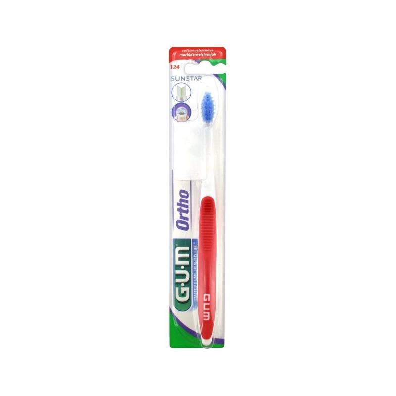 CEPILLO DENTAL ADULTO GUM 124 ORTODONCIA