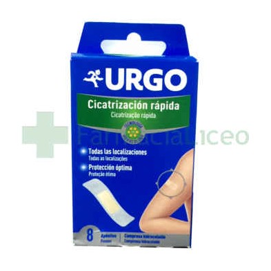 URGO CICATRIZACION RAPIDA HIDROCOLOIDE 8 APOSITO