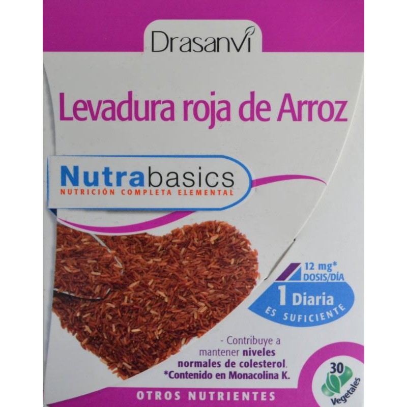 DRASANVI LEVADURA DE ARROZ 30 CAP
