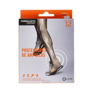 APOSITO PROTECTOR DE AMPOLLAS FARMALASTIC SPORT 12 USOS