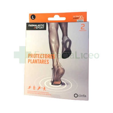 ALMOHADILLA PLANTAR FARMALASTIC SPORT 2 UNIDADES TALLA L