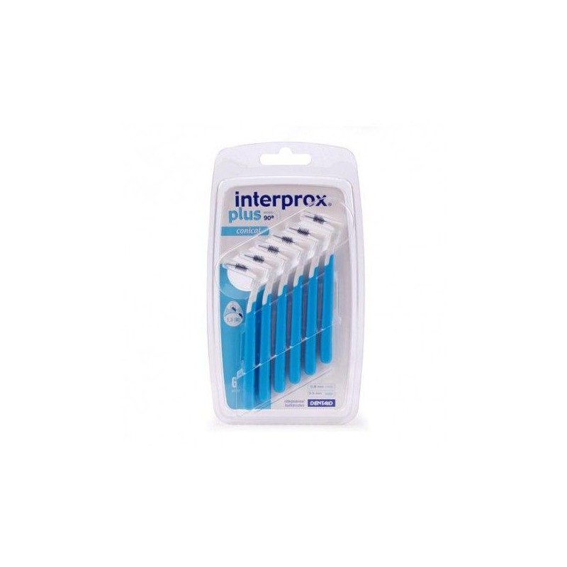 CEPILLO DENTAL INTERPROXIMAL INTERPROX PLUS CÓNICO 6 UNIDADES