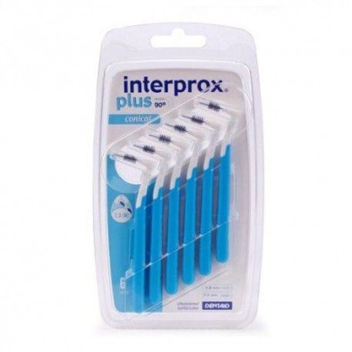 CEPILLO DENTAL INTERPROXIMAL INTERPROX PLUS CÓNICO 6 UNIDADES