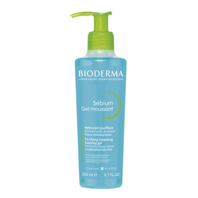 SEBIUM GEL MOUSSANT BIODERMA 200 ML