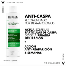 DERCOS TECHNIQUE CHAMPU ANTICASPA SENSIBLE 200 ML