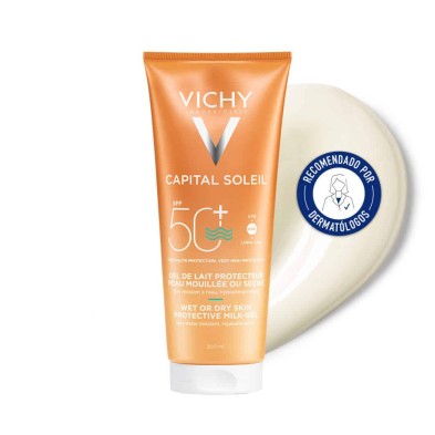 VICHY CAPITAL SOLEIL GEL WET SKIN IP50+ 200 ML