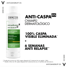 DERCOS TECHNIQUE ANTICASPA CHAMPU C SECO 400 ML