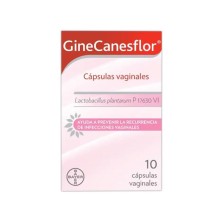 GINECANESFLOR 10 CAPSULAS VAGINALES