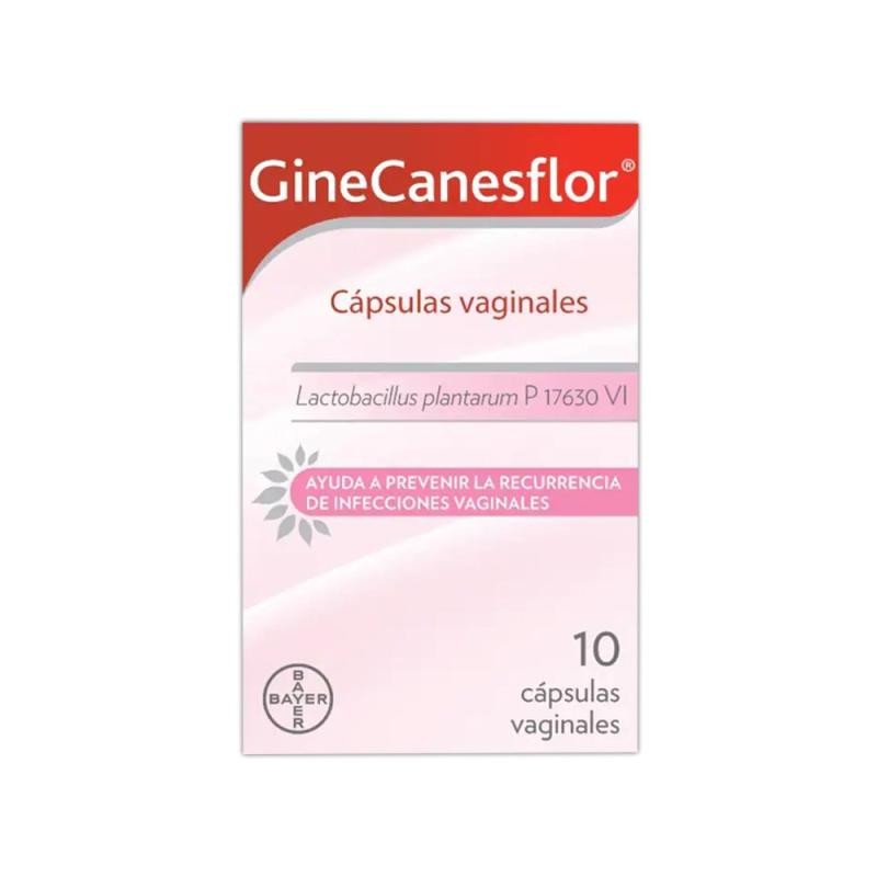 GINECANESFLOR 10 CAPSULAS VAGINALES