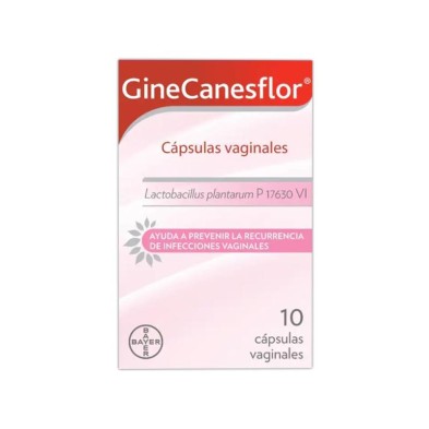 GINECANESFLOR 10 CAPSULAS VAGINALES