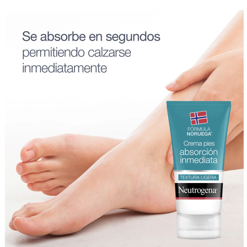 NEUTROGENA FORMULA NORUEGA PIES CREMA ABSORCION RAPIDA 100 ML