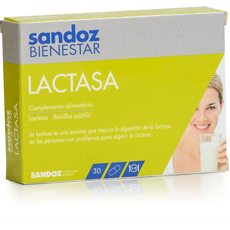 Lactasa Sandoz 30 cápsulas
