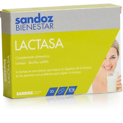 Lactasa Sandoz 30 cápsulas
