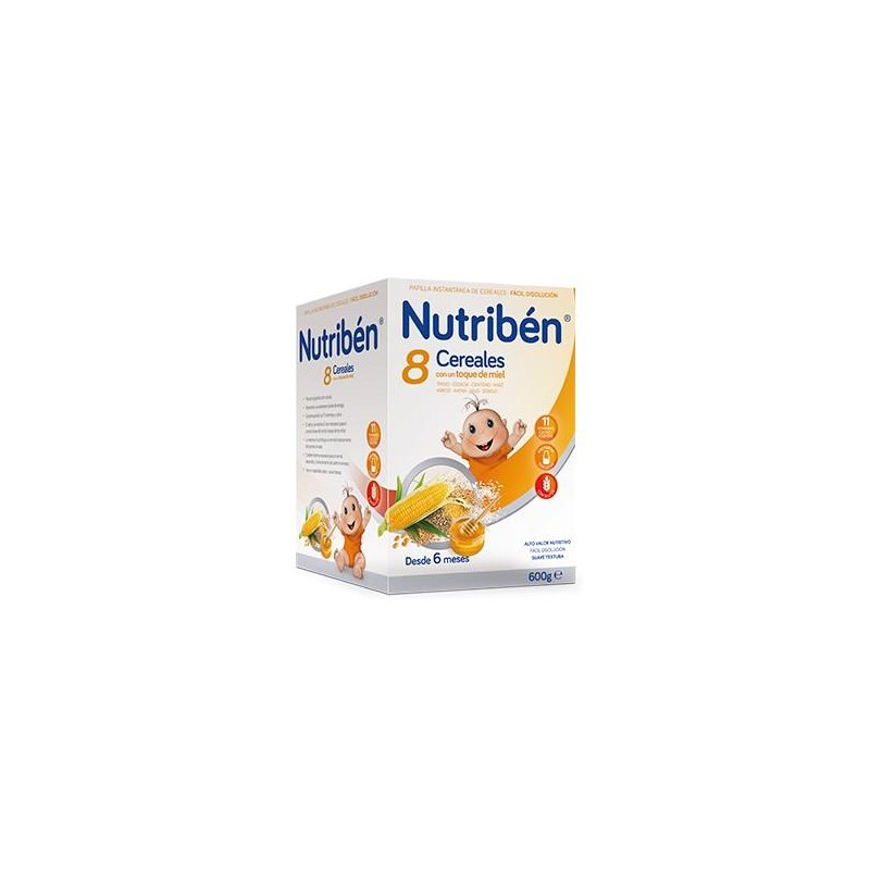 NUTRIBEN 8 CEREALES Y MIEL 600 GR