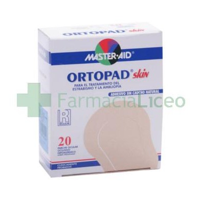 PARCHES OCULARES MASTER AID ORTOPAD REGULAR 20 P