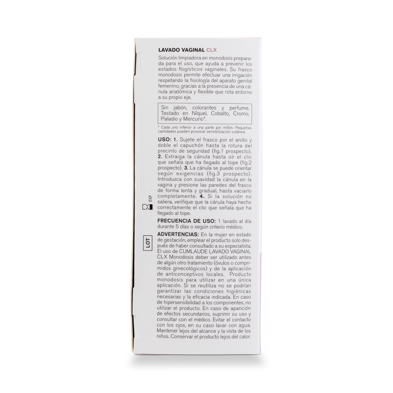CUMLAUDE LAVADO VAGINAL CLX 140 ML 5 U