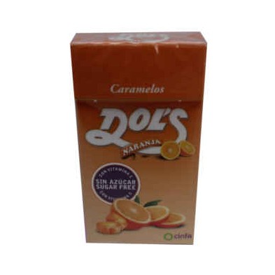 DOL´S CARAMELOS SIN AZUCAR CAJA NARANJA 35 G