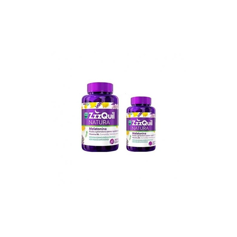 ZZZQUIL NATURA MELATONINA 60 + 30 GOMINOLAS
