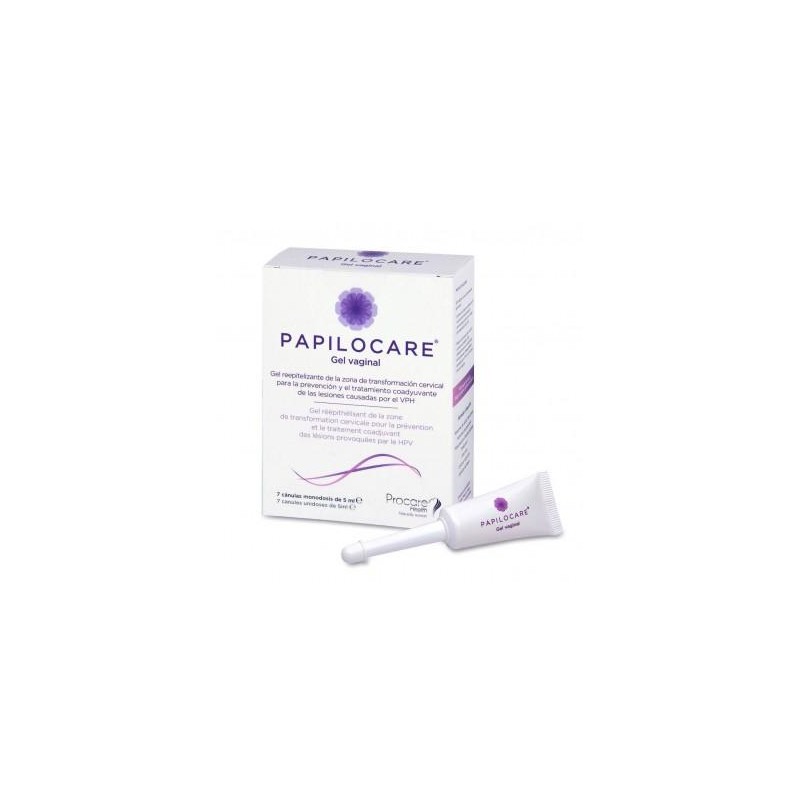PAPILOCARE GEL VAGINAL 7 CANULAS