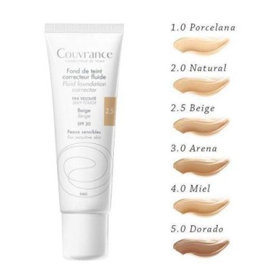 AVENE COUVRANCE MAQUILLAJE FLUIDO SPF 20 30 ML B