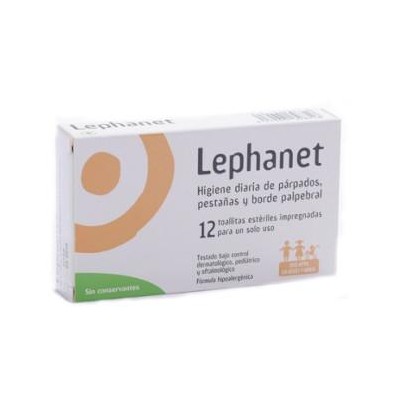 LEPHANET TOALLITAS ESTERILES 12 TOALLITAS