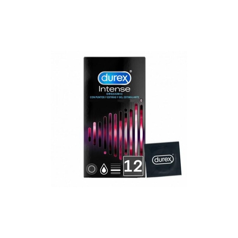 DUREX INTENSE ORGASMIC 12 UNIDADES