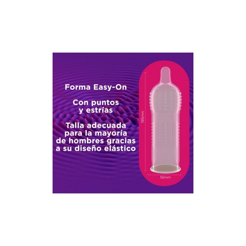 DUREX INTENSE ORGASMIC 12 UNIDADES