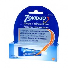 ZOVIDUO 50/10 MG/G CREMA 1 TUBO 2 G