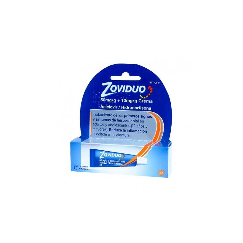 Zoviduo 50/10 Mg/g Crema