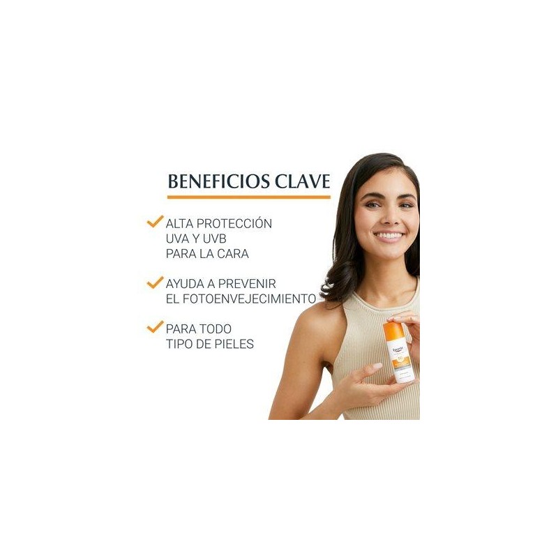 EUCERIN SUN FLUID ANTI AGE FPS 50+ 50 ML