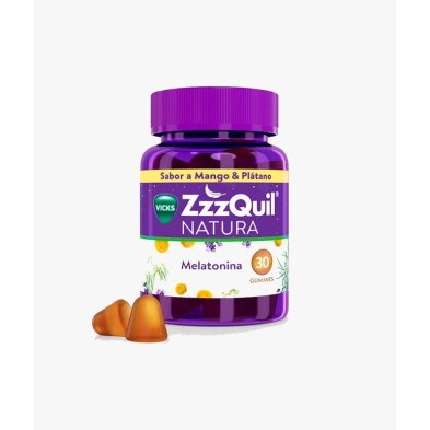 ZZZQUIL NATURA 60 GUMMIES SABOR MANGO & PLATANO