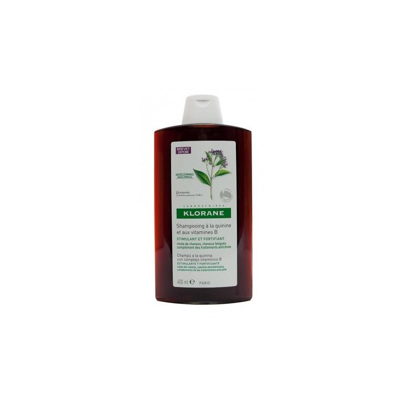 KLORANE CHAMPU QUININA & EDELWEISS BIO 400 ML
