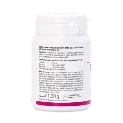 TRIPTOFANO CON MAGNESIO Y VIT B6 60 COMP