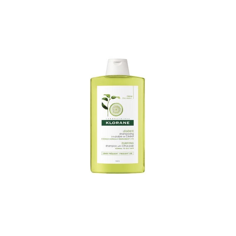 KLORANE CHAMPU A LA PULPA DE CIDRA 400  ML