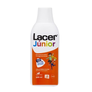 LACER COLUTORIO FLUOR DIARIO 0,05 % FRESA 500 ML