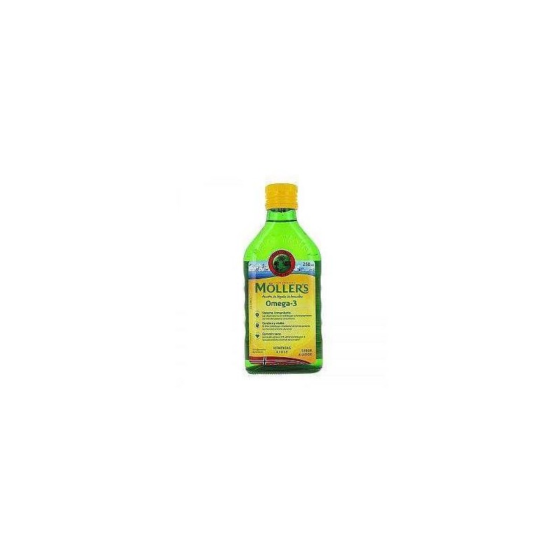 MOLLER´S ACEITE DE BACALAO SABOR LIMON 250 ML
