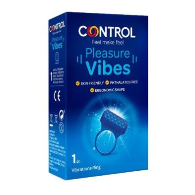 CONTROL PLEASURE VIBES ANILLO VIBRADOR 1 ANILLO