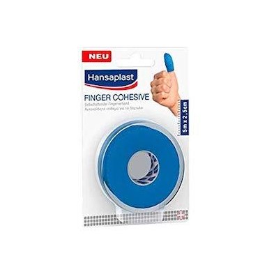 HANSAPLAST VENDA COHESIVA DEDOS 5X2.5CM AZUL