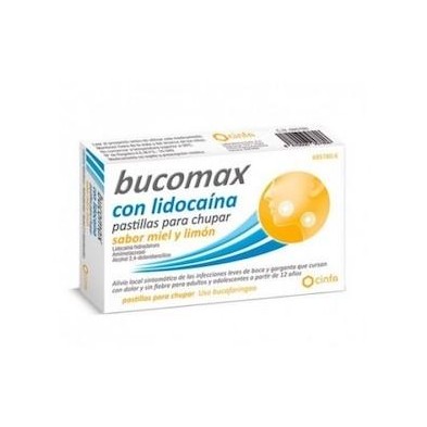 BUCOMAX LIDOCAINA 24 PASTILLAS PARA CHUPAR LIMON