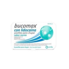 BUCOMAX LIDOCAINA 24 PASTILLAS PARA CHUPAR MENTA