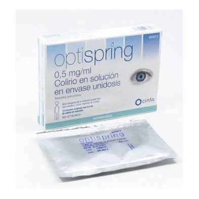 OPTISPRING 0.5 MG/ML COLIRIO 10 MONODOSIS SOLUCION 0.5 ML