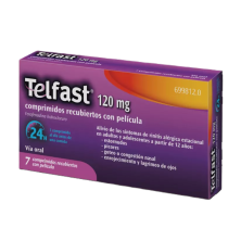 TELFAST 120 MG 7 COMPRIMIDOS RECUBIERTOS