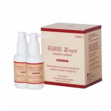 REGAXIDIL 20 MG/ML SOLUCION CUTANEA 2 FRASCOS 60 ML