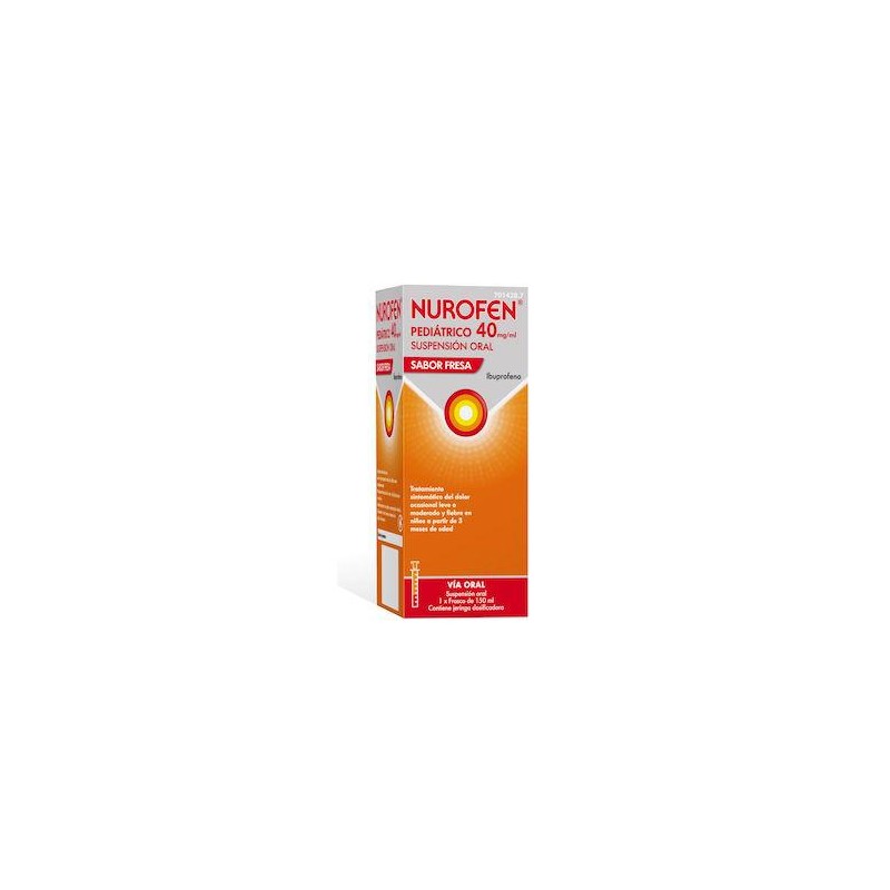 Nurofen Pediátrico 40mg Sabor fresa