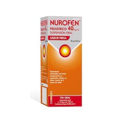 Nurofen Pediátrico 40mg Sabor fresa